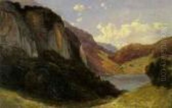 Lac De Seelisberg Oil Painting by Alexandre Calame