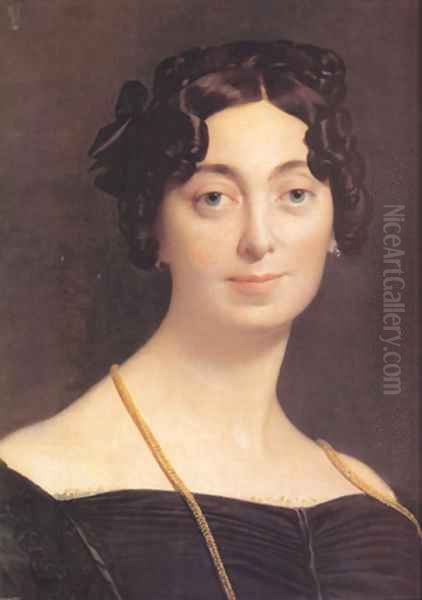 Madame Leblanc Oil Painting by Jean Auguste Dominique Ingres