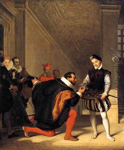 The Sword of Henry IV 2 Oil Painting by Jean Auguste Dominique Ingres