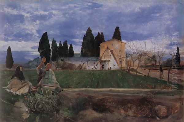 Springtime in Spain, near Gordella Oil Painting by John William Inchbold