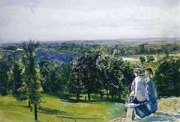 In Richmond Park Oil Painting by John William Inchbold