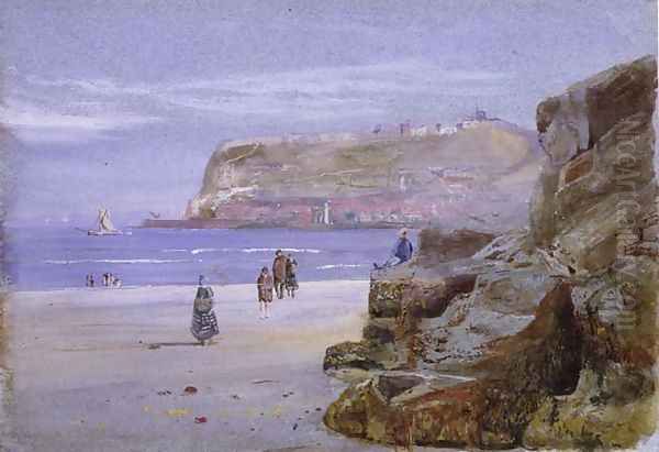 Scarborough Oil Painting by John William Inchbold