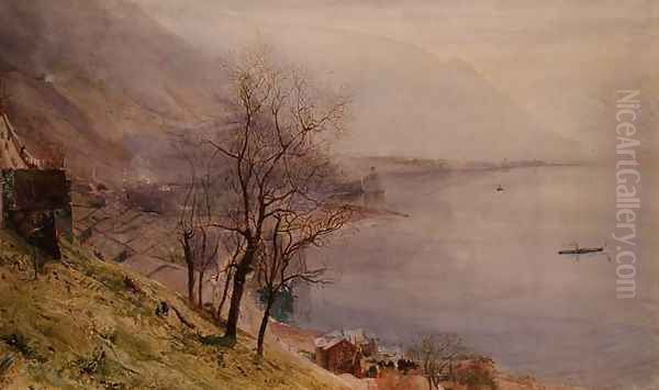 Above Montreux Oil Painting by John William Inchbold