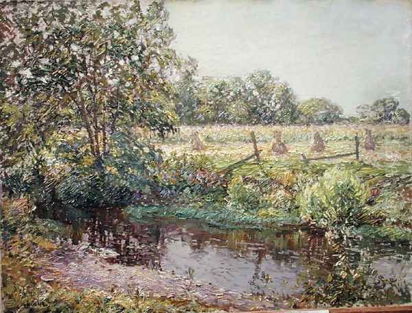 Late Summer Oil Painting by Wilson Henry Irvine