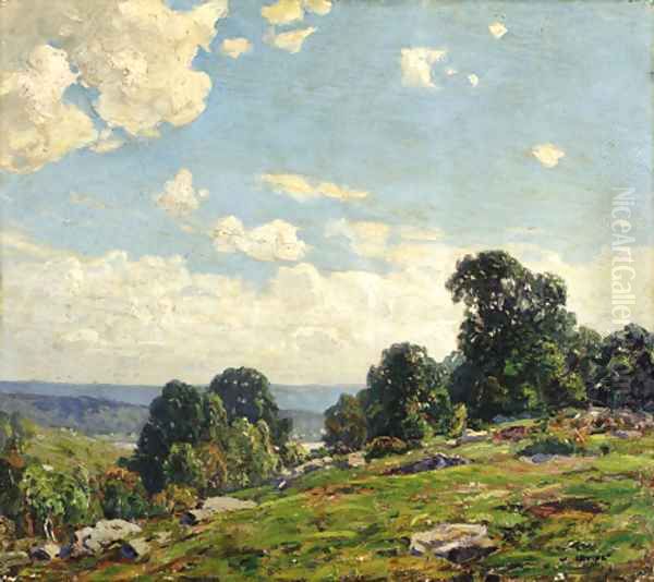 Summer in Lyme Oil Painting by Wilson Henry Irvine