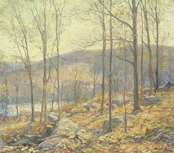 Autumn Oil Painting by Wilson Henry Irvine