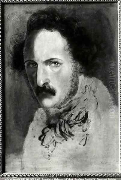 Portrait of Gaetano Donizetti Oil Painting by Girolamo Induno