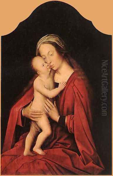 Virgin and Child 1520s Oil Painting by Adriaen Isenbrandt (Ysenbrandt)