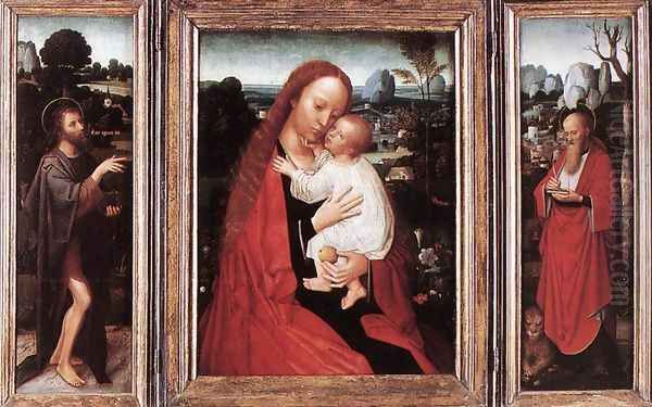 Triptych Oil Painting by Adriaen Isenbrandt (Ysenbrandt)