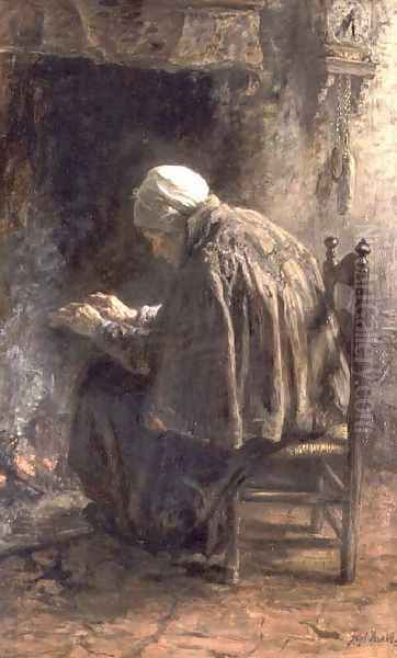 When one grows old Oil Painting by Jozef Israels