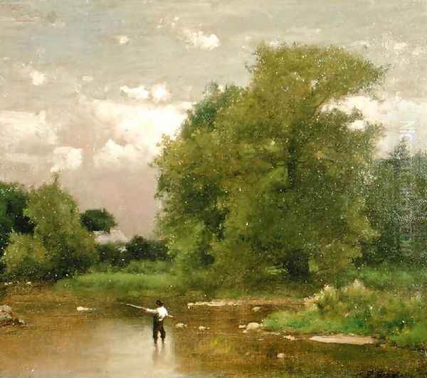 Pampton New Jersey Oil Painting by George Inness Jnr.