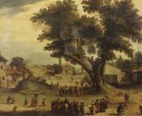 La Fete Au Village Oil Painting by Jacques Callot