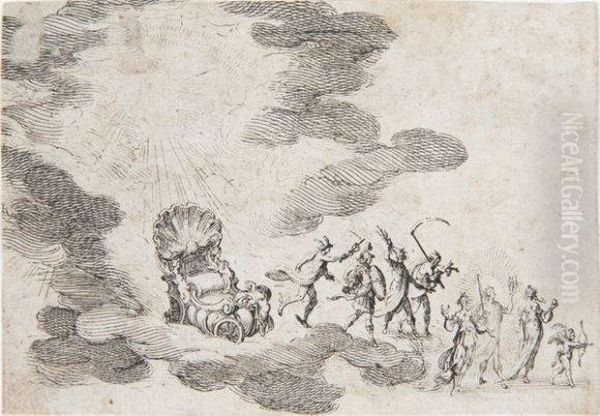 Soleil Levant Oil Painting by Jacques Callot