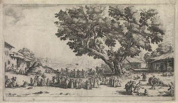 La Foire De Gondreville Oil Painting by Jacques Callot