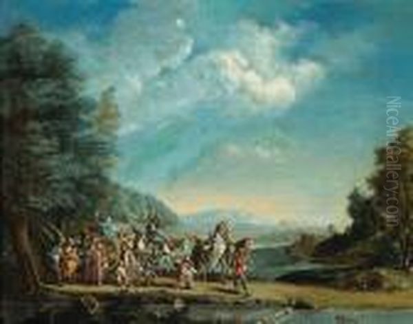 The March Of The Bohemians Oil Painting by Jacques Callot