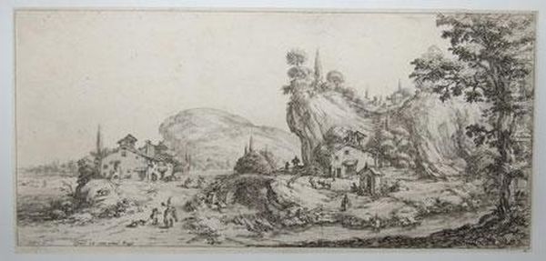 <le Retour De La Chasse>, [1617-18] Oil Painting by Jacques Callot