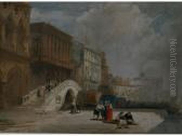 On The Grand Canal, Venice Oil Painting by William Callow