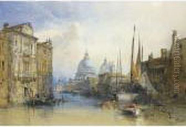 The Grand Canal, Venice Oil Painting by William Callow