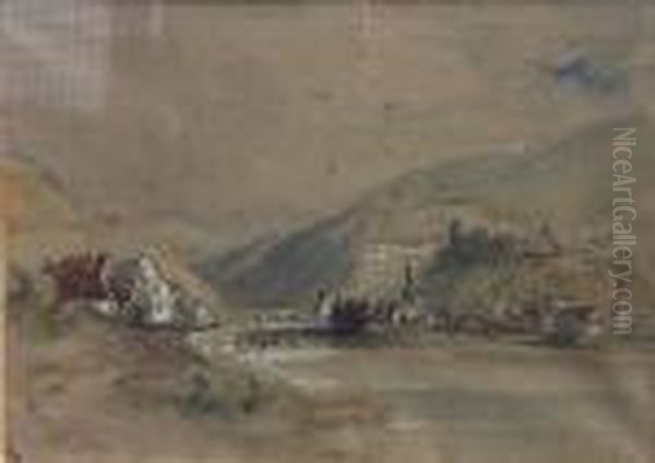 Heidelberg Oil Painting by William Callow