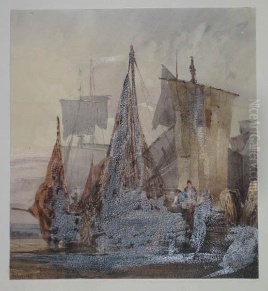 Le Retour De La Peche Oil Painting by William Callow