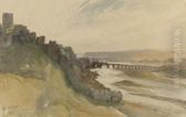 Berwick On Tweed Oil Painting by William Callow