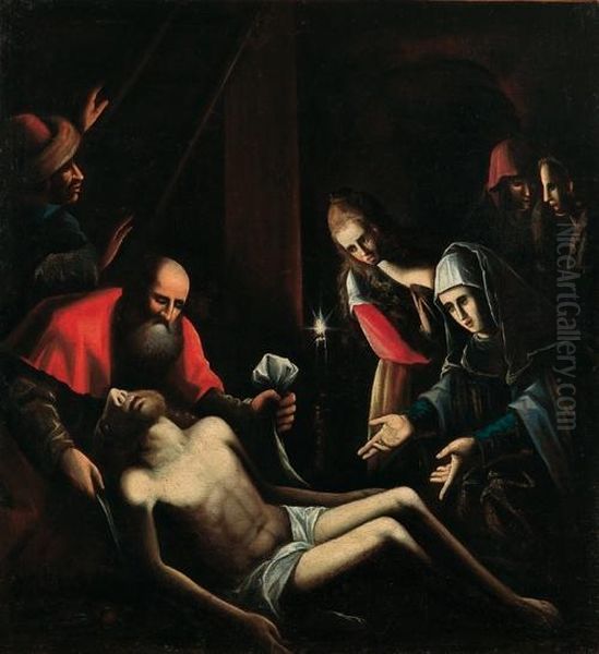 Deposizione Di Cristo Oil Painting by Luca Cambiaso