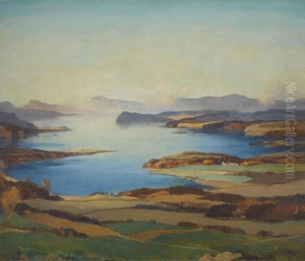 Lorne Oil Painting by David Young Cameron