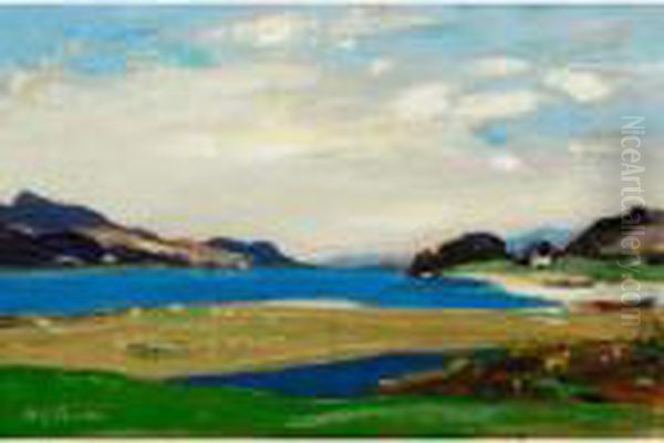 Loch Eil Oil Painting by David Young Cameron