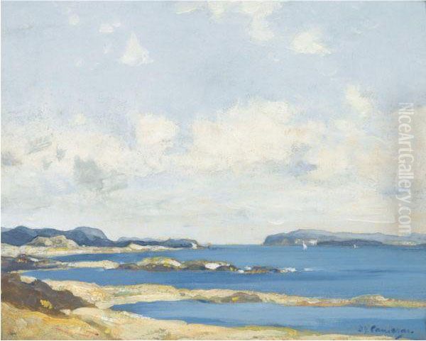 The Firth Of Lorne, Oban Oil Painting by David Young Cameron