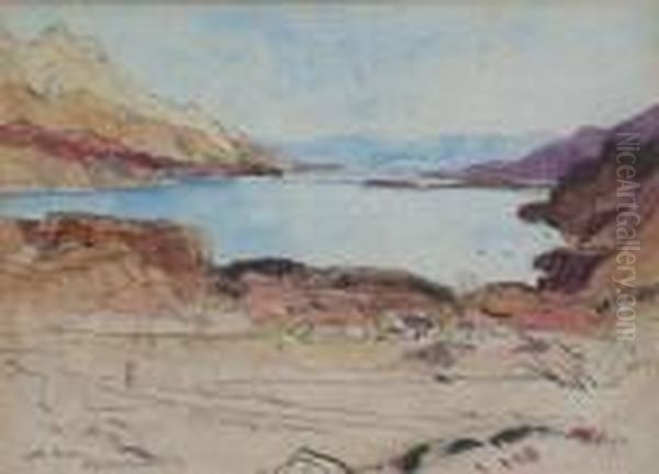 Loch Maree Oil Painting by David Young Cameron