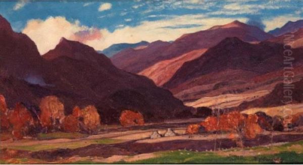 Evensong In A Perthshire Valley by David Young Cameron