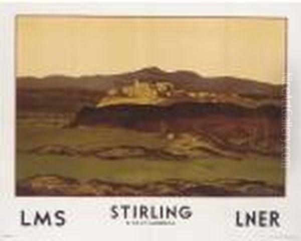 Stirling Oil Painting by David Young Cameron