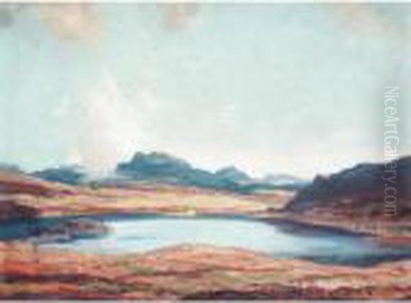 View Of Tarff Oil Painting by David Young Cameron