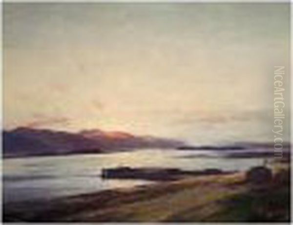 Loch Linnhe Oil Painting by David Young Cameron