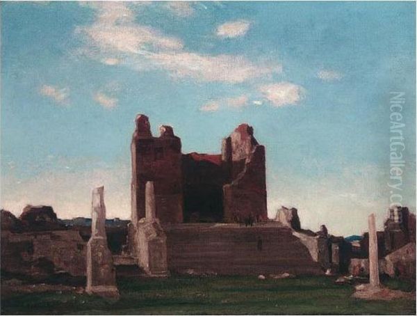 Ostia Oil Painting by David Young Cameron