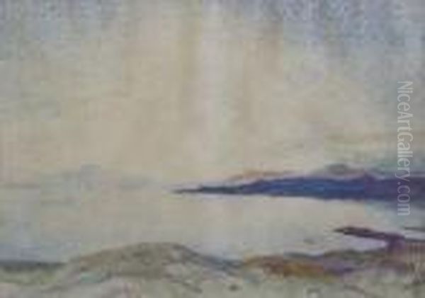 Firth Of Lorne Oil Painting by David Young Cameron