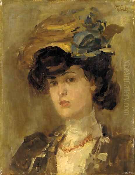 La belle Parisienne Oil Painting by Isaac Israels