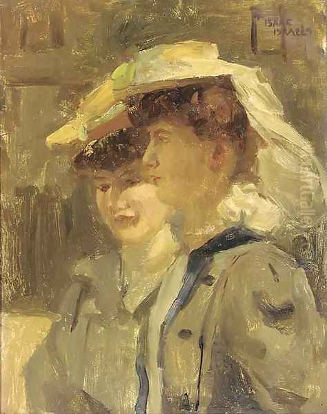 Deux Parisiennes Oil Painting by Isaac Israels