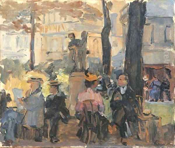 Jour d'ete a Paris Oil Painting by Isaac Israels