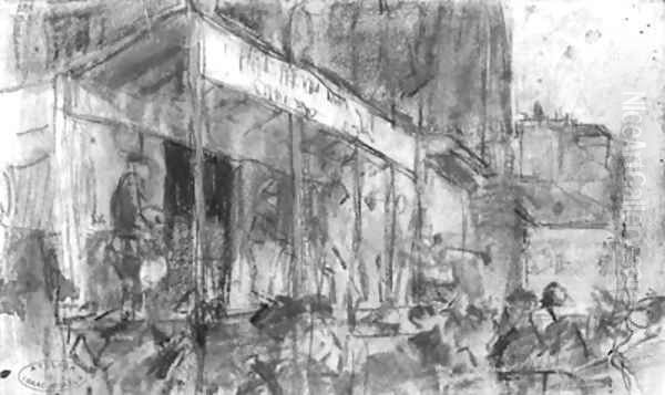 On stage, Paris by Isaac Israels