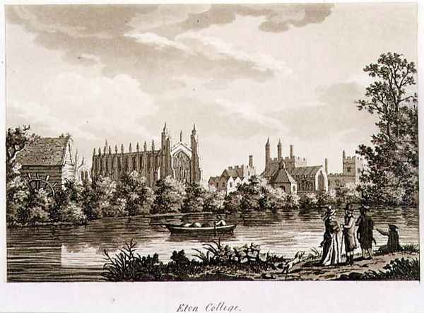 Eton College Oil Painting by Samuel Ireland