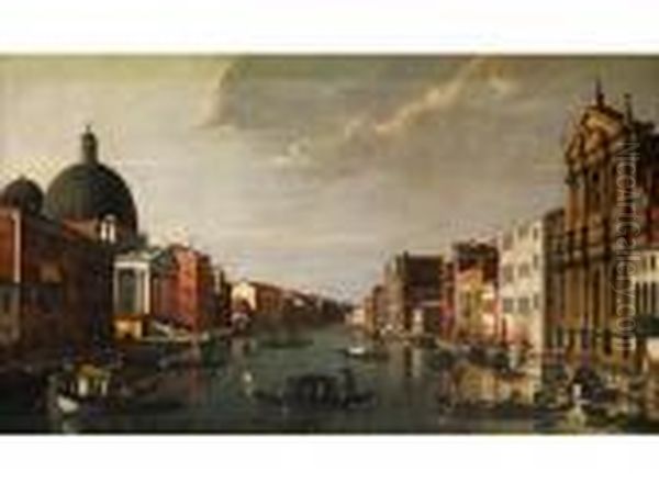 Stadtansicht Venedigs Oil Painting by (Giovanni Antonio Canal) Canaletto