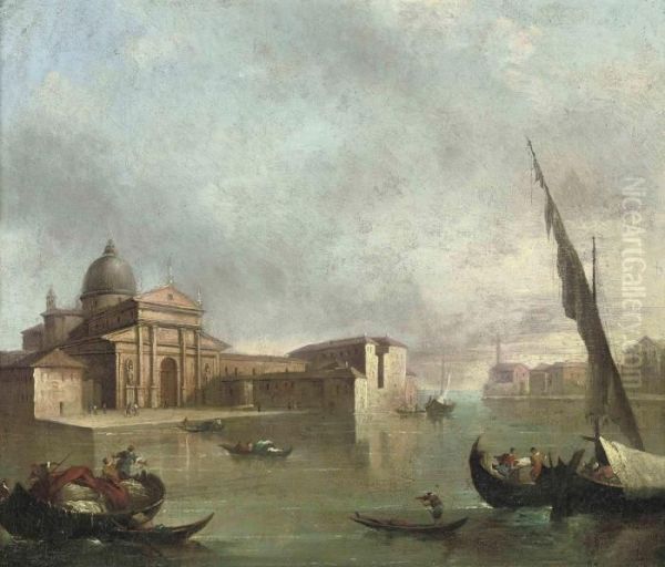 The Bacino Di San Marco, Venice,
 Looking East, With The Zecca, Thelibreria, The Piazzetta Of Saint Mark 
And The Ducal Palace Oil Painting by (Giovanni Antonio Canal) Canaletto