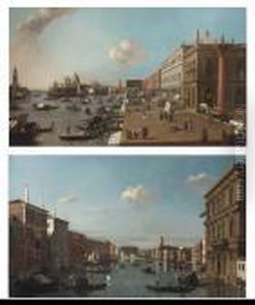 View Of The Molo, Venice Oil Painting by (Giovanni Antonio Canal) Canaletto