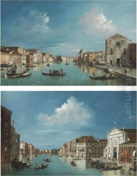 The Grand Canal, Venice Oil Painting by (Giovanni Antonio Canal) Canaletto