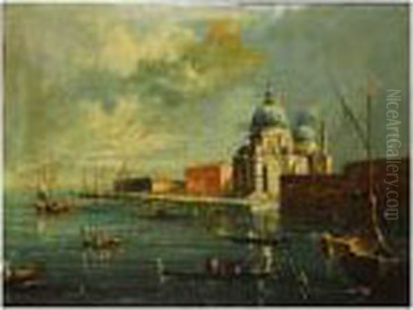 Par De Vistas De Venecia Oil Painting by (Giovanni Antonio Canal) Canaletto