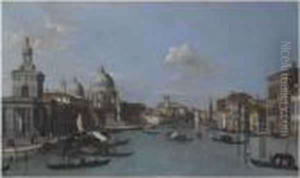 Venice Oil Painting by (Giovanni Antonio Canal) Canaletto