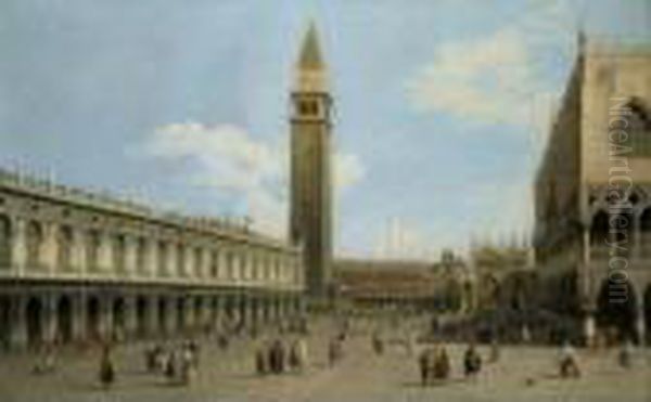 Venice Oil Painting by (Giovanni Antonio Canal) Canaletto