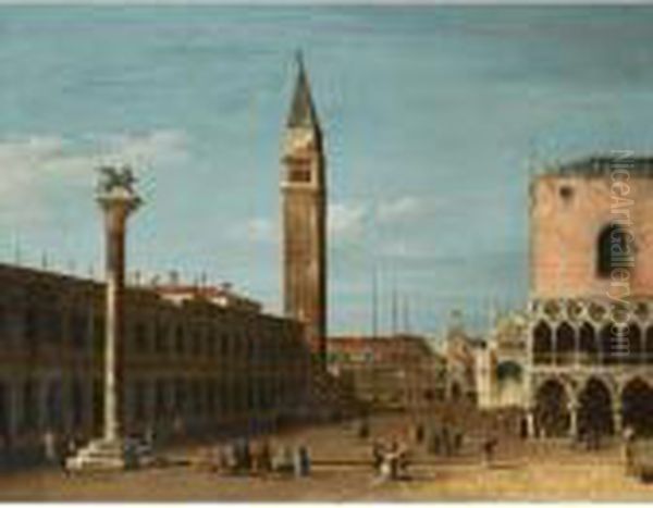 Venice Oil Painting by (Giovanni Antonio Canal) Canaletto