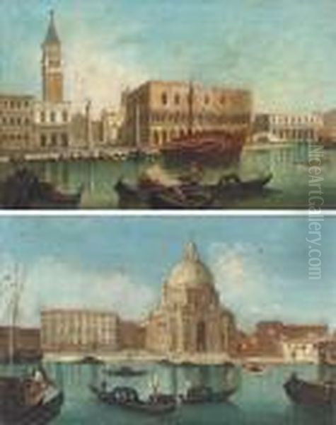 The Molo With The Palazzo Ducale Oil Painting by (Giovanni Antonio Canal) Canaletto